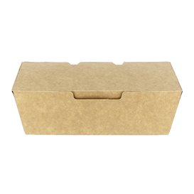 Paper Take-Out Box Kraft 16,5x7,5x6cm (25 Units)