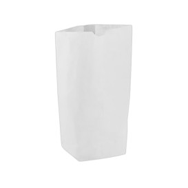 Paper Bag with Hexagonal Base White 19x26cm (50 Units)