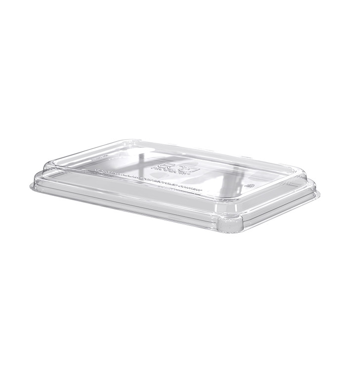 Plastic Lid RPET Clear for Sugarcane Tray Ecologic 355 and 470 ml (400 Units) Plastic Lid RPET Clear for Sugarcane Tray Ecologic 355 and 470 ml (400 Units)