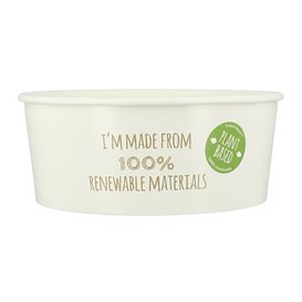 Renewable Paper Salad Bowl White 775ml Ø15cm (45 Units)