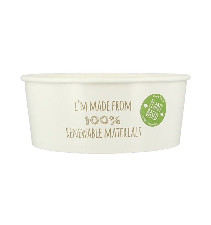 Renewable Paper Salad Bowl White 775ml Ø15cm (360 Units)