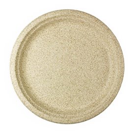 Wheat Straw Plate Natural Ø26 cm (800 Units)