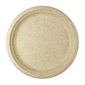 Wheat Straw Plate Natural Ø26 cm (50 Units) 