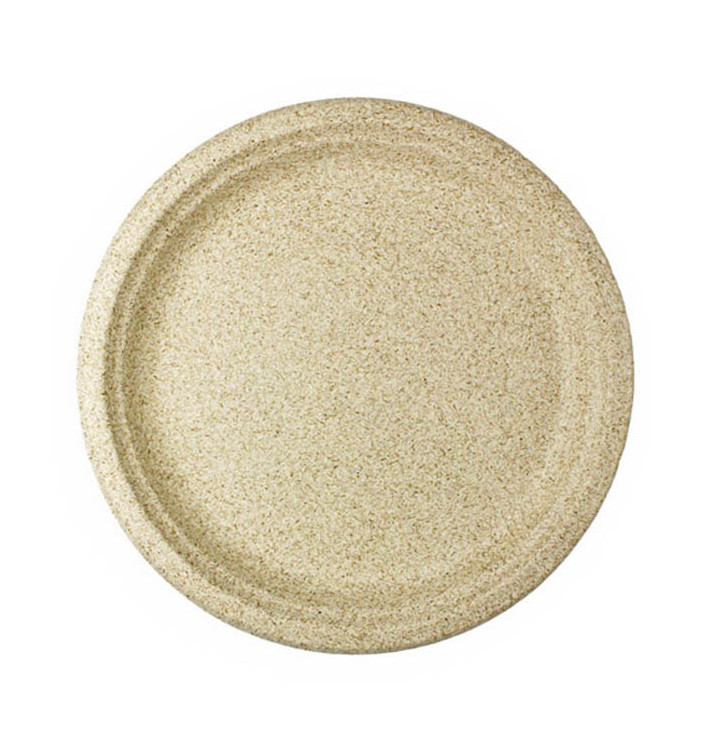 Wheat Straw Plate Natural Ø26 cm (50 Units) Wheat Straw Plate Natural Ø26 cm (50 Units)