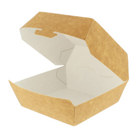 Paper Burger Box Kraft 12x12x7cm (450 Units)
