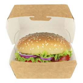 Paper Burger Box Kraft 12x12x7cm (450 Units)