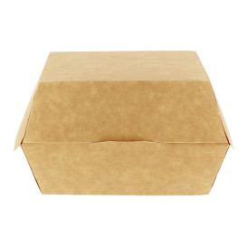 Paper Burger Box Kraft 12x12x7cm (450 Units)