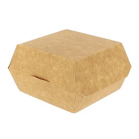 Paper Burger Box Kraft 12x12x7cm (450 Units)