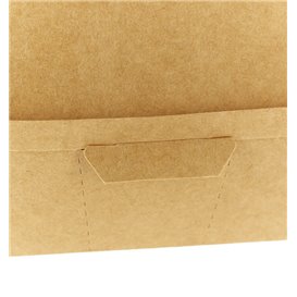 Paper Burger Box Kraft XXL 14,5x14,5x8cm (400 Units)