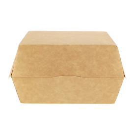Paper Burger Box Kraft Mega Size 16,5x18x9cm (25 Units) 