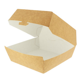 Paper Burger Box Kraft Mega Size16,5x18x9cm (200 Units)
