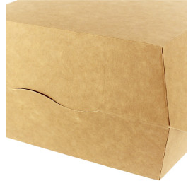 Paper Burger Box Kraft Mega Size 16,5x18x9cm (25 Units) 