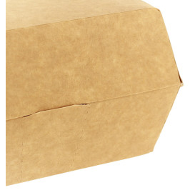Paper Burger Box Kraft Mega Size 16,5x18x9cm (25 Units) 