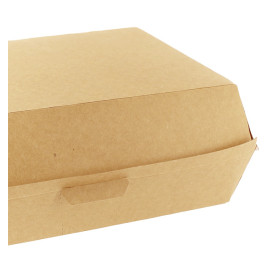 Paper Burger Box Kraft Giant size 23x17,5x8cm (25 Units) 