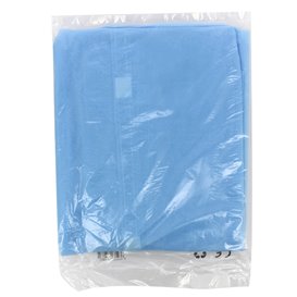 Industrial Lab Coat TST PP Velcro Blue XL 35gr (100 Units)
