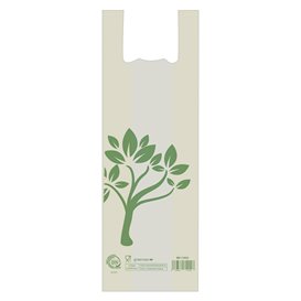 Bread T-shirt Bag Home Compost “Be Eco!” 30x60cm (2.000 Units) 