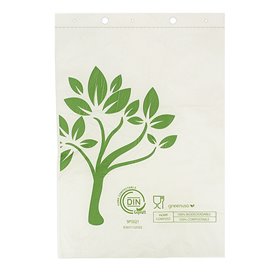 Market Bag Block Home Compost “Be Eco!” 23x33cm (3.000 Units)