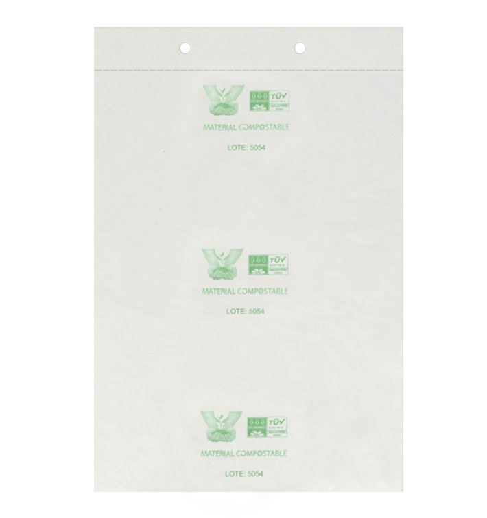 Plastic Bag Block 100% Biodegradable 30x40cm G40 (3.000 Units) Plastic Bag Block 100% Biodegradable 30x40cm G40 (3.000 Units)