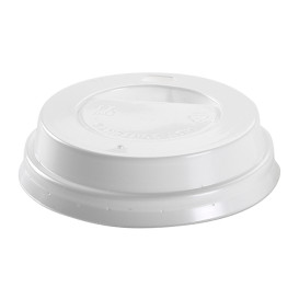 Lid for Paper Cup Hole 4Oz/120ml White Ø6,2cm (100 Units)