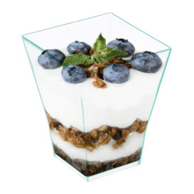Plastic Tasting Cup PS "Bouquet" Water Green 4,5x5,5cm (24 Units) 