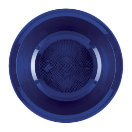 Plastic Plate Deep Blue "Round" PP Ø19,5 cm (600 Units)