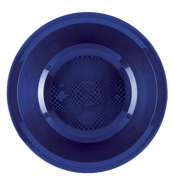 Plastic Plate Deep Blue "Round" PP Ø19,5 cm (600 Units)
