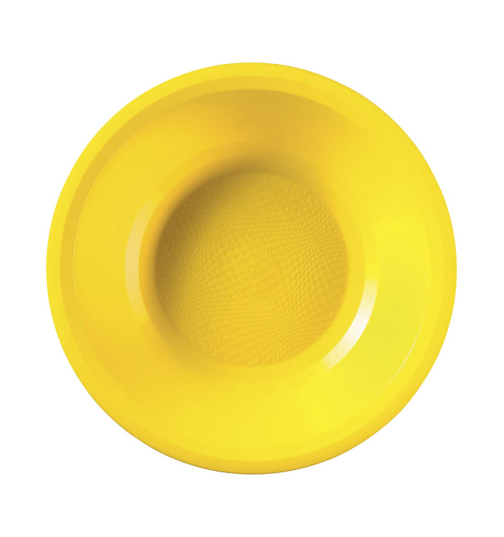 Plastic Plate Deep Yellow "Round" PP Ø19,5 cm (50 Units) Plastic Plate Deep Yellow "Round" PP Ø19,5 cm (50 Units)