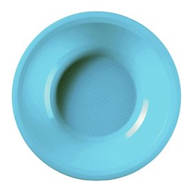 Plastic Plate Deep Turquoise Round shape PP Ø19,5 cm (600 Units)