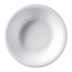 Plastic Plate Deep White "Round" PP Ø19,5 cm (600 Units)