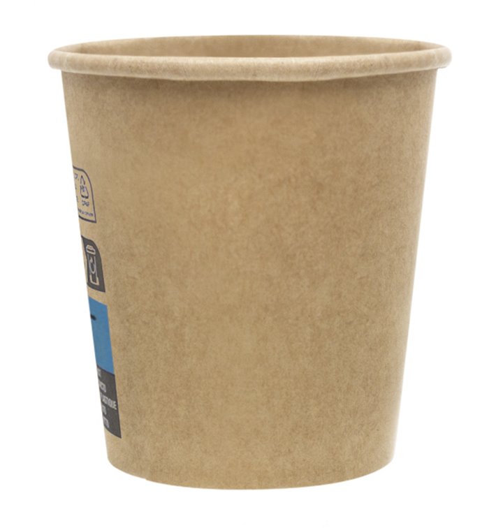 Paper Cup 4Oz/120ml Brown Ø6,2cm (3.000 Units) Paper Cup 4Oz/120ml Brown Ø6,2cm (3.000 Units)