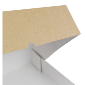 Kraft Carton Box with flip-top front 35x35+10cm (100 Units)