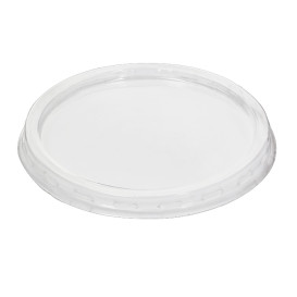 Plastic Lid PET Transparent for Cup Sauces Ø7,0cm (1000 Units)