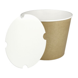 Paper Chicken Bucket with Lid 3990ml (25 Units)