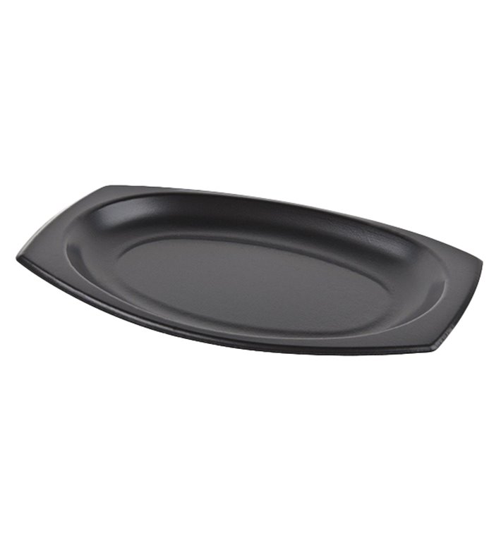 Foam Tray Black with Lid 23x18cm (125 Units)  