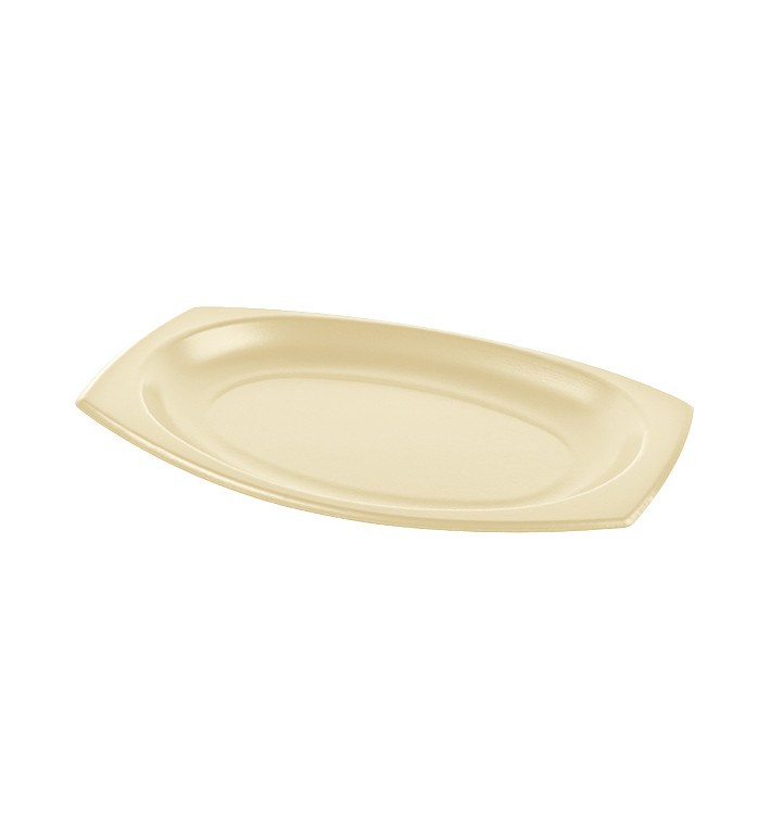 Foam Tray Honey with Lid 23x18cm (125 Units)  