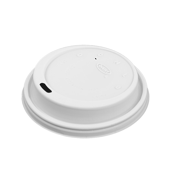 Plastic Lid PS "Cappuccino" White Ø9,4cm (1000 Units) Plastic Lid PS "Cappuccino" White Ø9,4cm (1000 Units)
