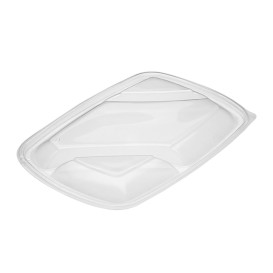 Plastic Lid for Deli Container PP Rectangular shape 3C Black 28x20cm (50 Units) 