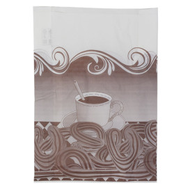 Paper Food Bag for Churros Grease-Proof 22+12x36cm (250 Units)  