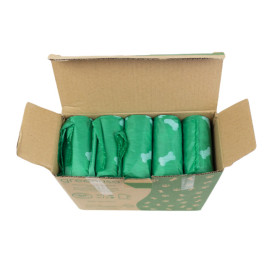 Plastic bag for dog droppings 100% bio 23x32cm (300 units)