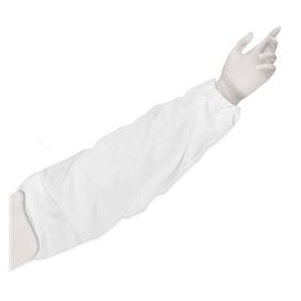 Disposable Plastic Over Sleeve TST PP White 25x44cm (50 Units) 