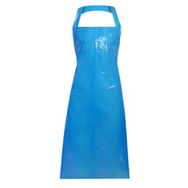 Disposable Plastic Apron PE G100 Blue 76x120cm (100 Units) 