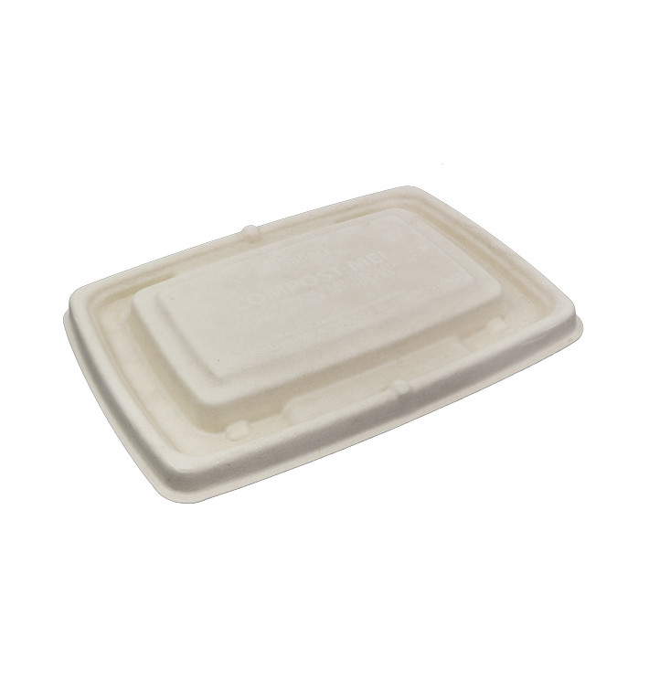 Sugarcane Lid for Container 23x16,5cm (300 Units) Sugarcane Lid for Container 23x16,5cm (300 Units)