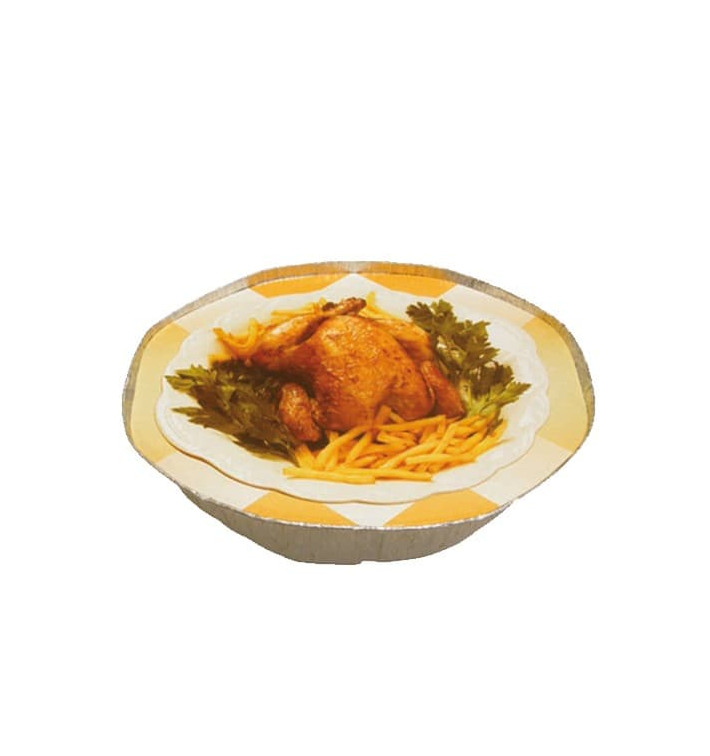 Paper Lid for Roast Chicken with holes Round Shape 2400ml Paper Lid for Roast Chicken with holes Round Shape 2400ml