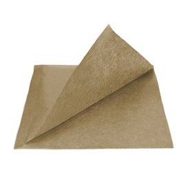 Paper Food Bag Grease-Proof Opened L Shape 12x12,2cm Natural (100 Units)