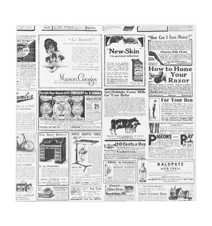 Paper Food Wrap Grease-Proof "Times" 31x31cm (1000 Units) Paper Food Wrap Grease-Proof "Times" 31x31cm (1000 Units)