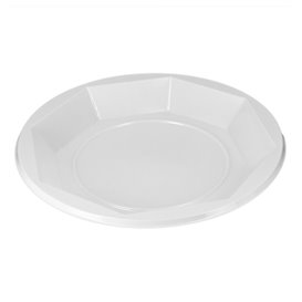 Reusable Plate Deep Economic PS White Ø22cm (30 Units) 