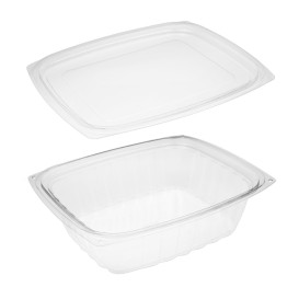 Cornstarch Deli Container with Lid PLA Compostable 710ml (50 Units) 