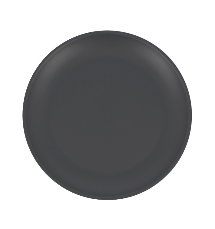 Reusable Plate Durable PP Mineral Antracite Ø23,5cm (6 Units) Reusable Plate Durable PP Mineral Antracite Ø23,5cm (6 Units)