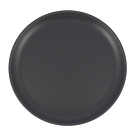 Reusable Plate Durable PP Mineral Anthracite Ø27,4cm (6 Units)