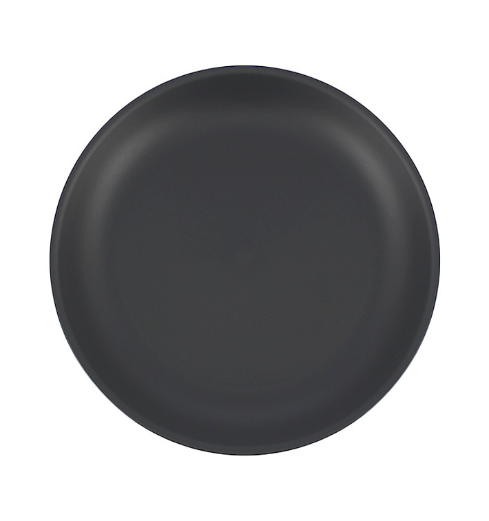 Reusable Plate Durable PP Mineral Anthracite Ø21cm (6 Units) Reusable Plate Durable PP Mineral Anthracite Ø21cm (6 Units)